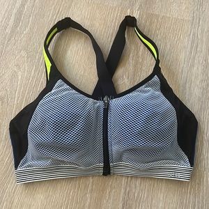 VSX sports bra zip front (victorias secret sport) 36C